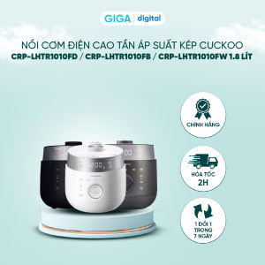 Nồi cơm điện cao tần áp suất kép Cuckoo CRP-LHTR1010FD / CRP-LHTR1010FB / CRP-LHTR1010FW 1.8 Lít - Tiết kiệm năng lượng - Nồi cơm điện tử Cuckoo nội địa Hàn Quốc Chính hãng - Duy nhất tại Giga bảo hành 24 tháng
