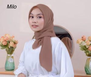 JIlbab Segi Empat Paris Premium / Jilbab Paris Polos | Hijab Kerudung Voal / Jilbab Segiempat Instan