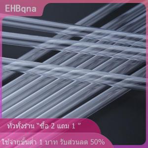 [COD] EHBqna KITCHEN หลอดดูดน้ำพลาสติกสีขาว10ชิ้นยาว9นิ้วใช้ซ้ำได้สำหรับขวดแก้วเหยือกแก้วแบบแข็ง