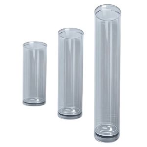 OOC Transparent Badminton Ball Holder Compact Acrylic Storage Tube Advanced Players Lightweight Organizer Tube Sports Supplies