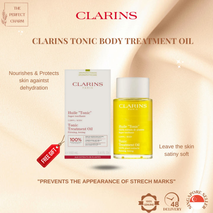 SG Clarins Body Tonic Treatment Oil 100ml Anti Strech Mark Oil