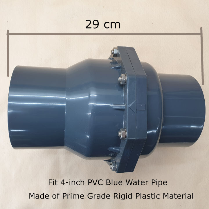 Check valve diameter 4 inch one way flow valve horizontal mount