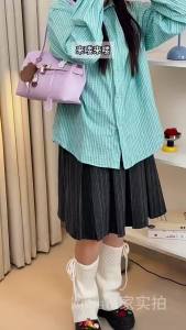 original Jellyfirkin2026 Túi thạch kiểu Hàn Quốc mới dành cho nữ túi khóa cài thời trang màu bạch kim túi đeo vai nhỏ.