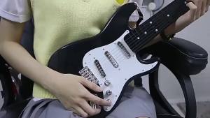 Kids Electric Guitar Toy - 4-String Multifunctional Electronic Musical Instrument Portable Childrens Guitar2026