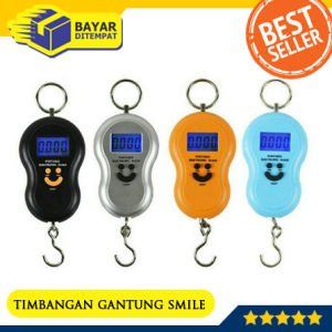 Timbangan Digital Gantung Portable Portabel Scale SMILE Timbangan Gantung SMILE Digital Bayi Elektrik Laudry Buah Koper Portable Digital Scale Smile