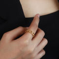 H.B Jewelry ELOISE Buckle Chain Ring for Daily Fashion Accessories - JZ00067. 