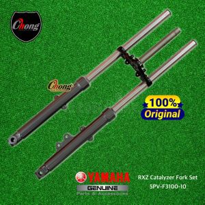 YAMAHA RXZ Catalyzer Front Fork Set wt T Fork Bracket Original 5PV-F3100-10 HLY!