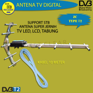 ANTENA TV DIGITAL PLUS KABEL 10 METER OUTDOOR SUPPORT STB SET TOP BOX DAN SUPPORT SIARAN DIGITAL