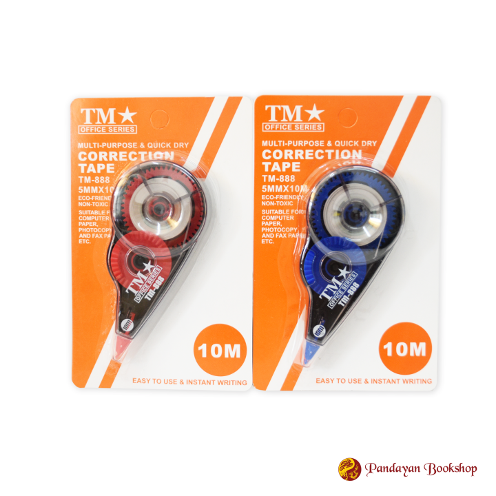 TM Office Series Correction Tape TM888 5mm x 10m Lazada PH