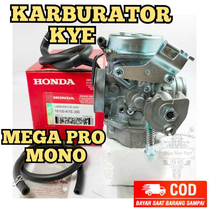 KARBURATOR HONDA KYE ASLI ORIGINAL KEIHIN ' MEGAPRO NEW ' MONOSHOCK ' MEGA PRO NEW MONO ' ASLI ORI KARBU