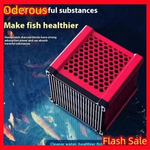 Oderous Activated Carbon Aquarium Water Filter Cube Deodorant Water Purifier Ultra Strong Filtration Purification Cube Aquarium Filter