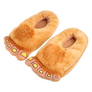 Foot Slippers Separate Toe Shoes for w/ Soft Memory Foams Anti-Slip Sole Keep Warm in Winter Funny Valentines Gift