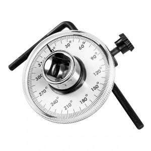 Rotating Angle Indicator Fine Tuning Capability Workshop Essential Solid Design 360° Differentiation Carry Every 2 Degrees Transparent Shell Easy to Read Clear Scale