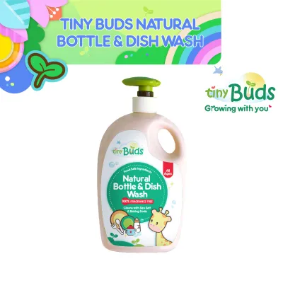 Tiny Buds Natural Dish Wash & Baby Bottle Cleanser 600ml (Fragrance Free)