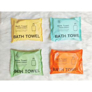 Disposable towel bath for adult portable travel towel compressed pack super absorbent bath towel shower washable towel