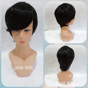 Wig Rambut Palsu Wanita Model Pendek