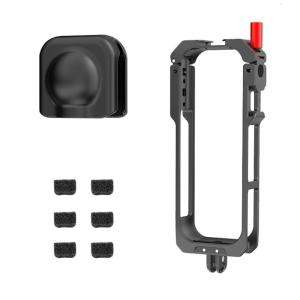Precise Metal Cage Camera Housing Frame Protective Shell Lens Cover For 360 X5 Full Access Easy Attachment