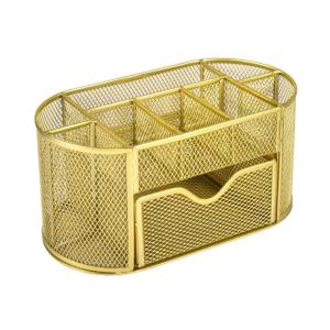 Kế hoạch bàn làm việc kim loại thông gió với 9 ngăn cho các tài liệu học tập và làm việc thô sơ