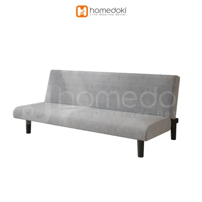 Homedoki Abu-Abu Tua Tempat Duduk Multifungsi Sofa Tidur/ 2In1 Kursi Santai Serbaguna Furniture Rumah/Sofa Bed Lipat Modern