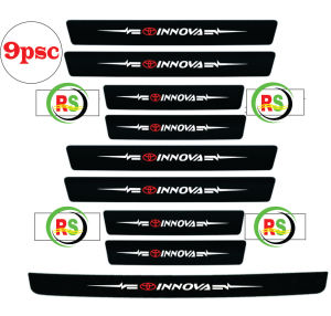 stiker 9 pcs stiker carbon toyota innova cutting stiker pelindung pintu mobil dari pijakan kaki terlaris bisa untuk semua jenis mobil