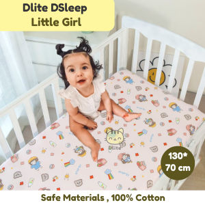 ✅ Dlite DSleep 100% Cotton Baby Bedsheet Newborn Cot Sheet Fitted Crib Sheet Childcare Mattress Sheet