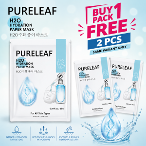[BUY 1 FREE 2 PCS] Pureleaf H20 Hydration Paper Mask (10pcs)