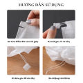 [Hàng Nhập Khẩu] Túi Rút Đựng Giày Dép YY88 Trắng Sợi - Đa Năng Vải Không Dệt, Miệng Dây Rút Tiện Lợi. 