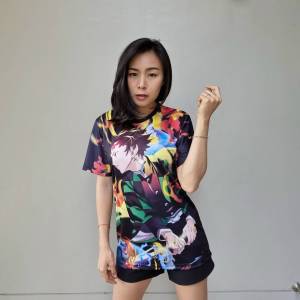 เสื้อยืดลายการ์ตูน เสื้อยืดผ้าโพลีเอสเตอร์ เสื้อยืดcopper_cop