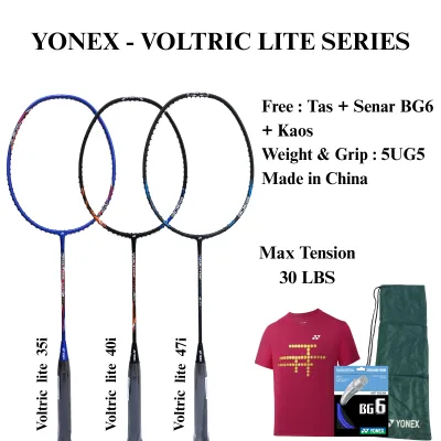 Raket Badminton Yonex Voltric Lite 35i 40i 47i Original