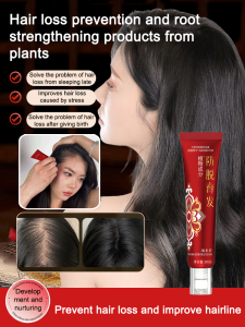 Ginger Hair Growth Roll On Treatment Anti Hair Loss Serum With Massage Ball Stimulates Scalp Circulation Strengthens Follicles For Thicker Fuller Hair Growth