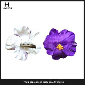 Hayating Hawaiian Colorful Flower Hair Clip For Women Girls Romantic Bohemian Flower Side Bangs Clip BB Hair Clips Hair Accessories