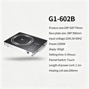 3500W Houseaide Electric Stove Inverter Induction Cooker Ceramic Infrared Electric Cooker Single Burner Suitable for all cookware