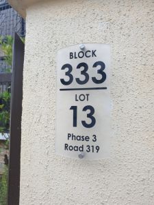 Custom House Address House Number Plate Metallic Home Number Address 5.0mm Thick Acrylic Plate House Address