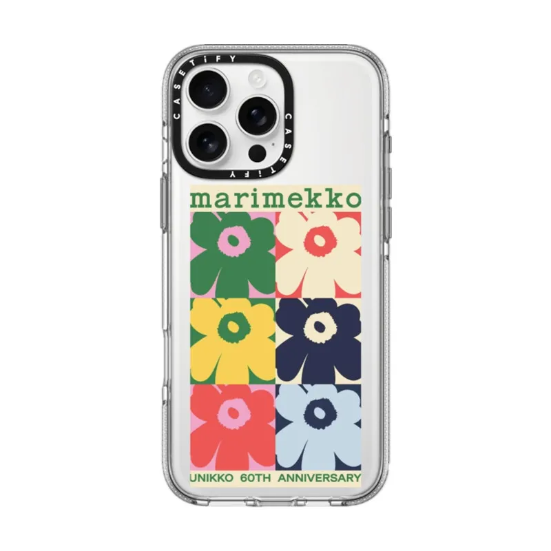 CASETiFY Marime Flower Ice Crystal Clear Shockproof with Magsafe