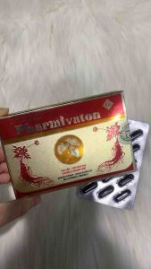ĐẠM HỒNG SÂM Pharmivaton hộp 30 viên nang mềm - Bổ sung vitamin bồi bổ sức khoẻ giảm mệt mỏi cho cơ thể