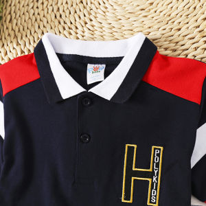 Kids shirt Boy Polo Shirt Cotton Parent-child outfit banquet 2-16 years Fashion and Lively