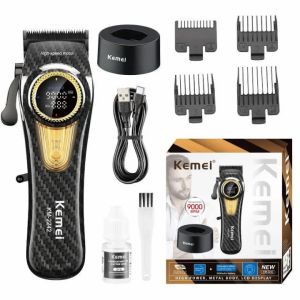 Kemei KM-2242 KM2242 Professional Cordless Hair Clipper Barber Electric Hair Trimmer Rechargeable Fade Hair Cutter Cutting Machine for Men