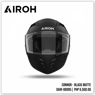 AIROH Full Face Helmet for Motorcycle - Connor Gloss/Matte (XS-XXL) (Made in Italy)
