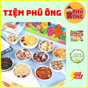 Cháo gói chay ngũ cốc/cơm ngũ cốc hữu cơ organic 7 vị cho 7 ngày