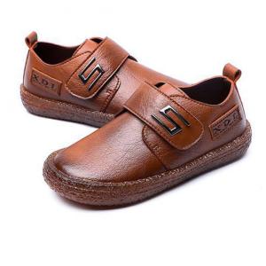 YORCHID Kids Genuine Leather Shoes For Boys School Show Dress Shoes Flats Classic British Oxford Shoes Children Wedding Loafer Moccasins