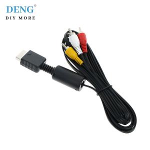 🎀🎁【Special price】Deng สาย AV Audio Video Cable สำหรับ PS2 PS3 Play Station Console System