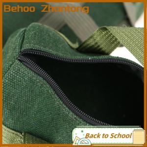 Behoo 1pcs Durable Thicker Canvas Tool Pouch for Electrical Tool Storage Organizer Bag