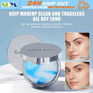 Makeup Powder with Puff Oil Control Setting Powder for Smooth and Even Complexion Blurring Effect Soft Finishing Powder Candy Bella Loose Powder Oil Control Powder Pressed Powder Blue Lock Powder Oil Control Powder Candy Bella Blue Sky Cloud