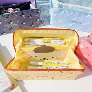 Hộp Bút Sức Chứa Lớn Có Dây Kéo In Hình Sanrio Cinnamon Kuromi