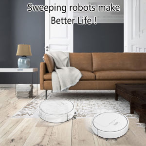 Smart Robotic Vacuum with 1000Pa Suction Automatic Cleaning USB Rechargeable for Hard Floor and Carpet