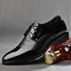 SENSIPIC#Formal shoes for men British black lace-up shoes casual formal leather shoes Wedding shoes