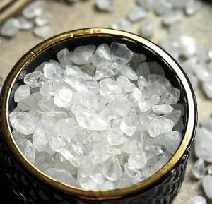 【500gram AAA HIGH GRADE】 natural clear quartz crystal gravel for cleansing水晶能量消磁石 水晶碎石 Natural Crystal Degaussing Stone
