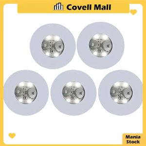 10pcs LED Wine Glass Light Pad Acrylic Crystal Coaster Light LED Glass Coaster for Cocktail 6cm