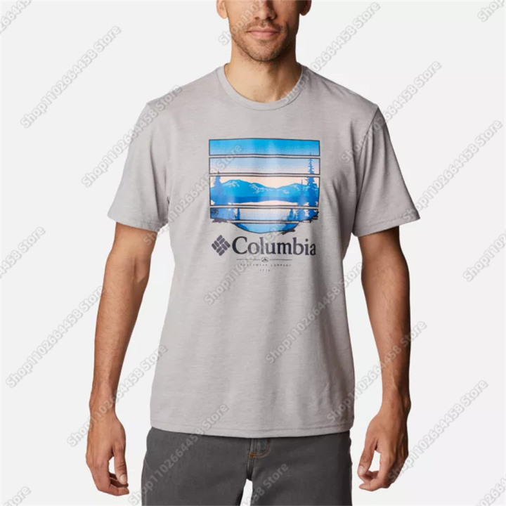 Columbia Pfg Fishing Shirt UV Protection T-Shirt Outdoor Fishing