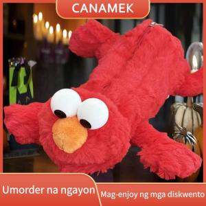 CANAMEK Cute Red Mockingbird Plush Pencil Case Student Stationery School Supplies Kawaii Doll Back To School Storage Bag Pen Stationery